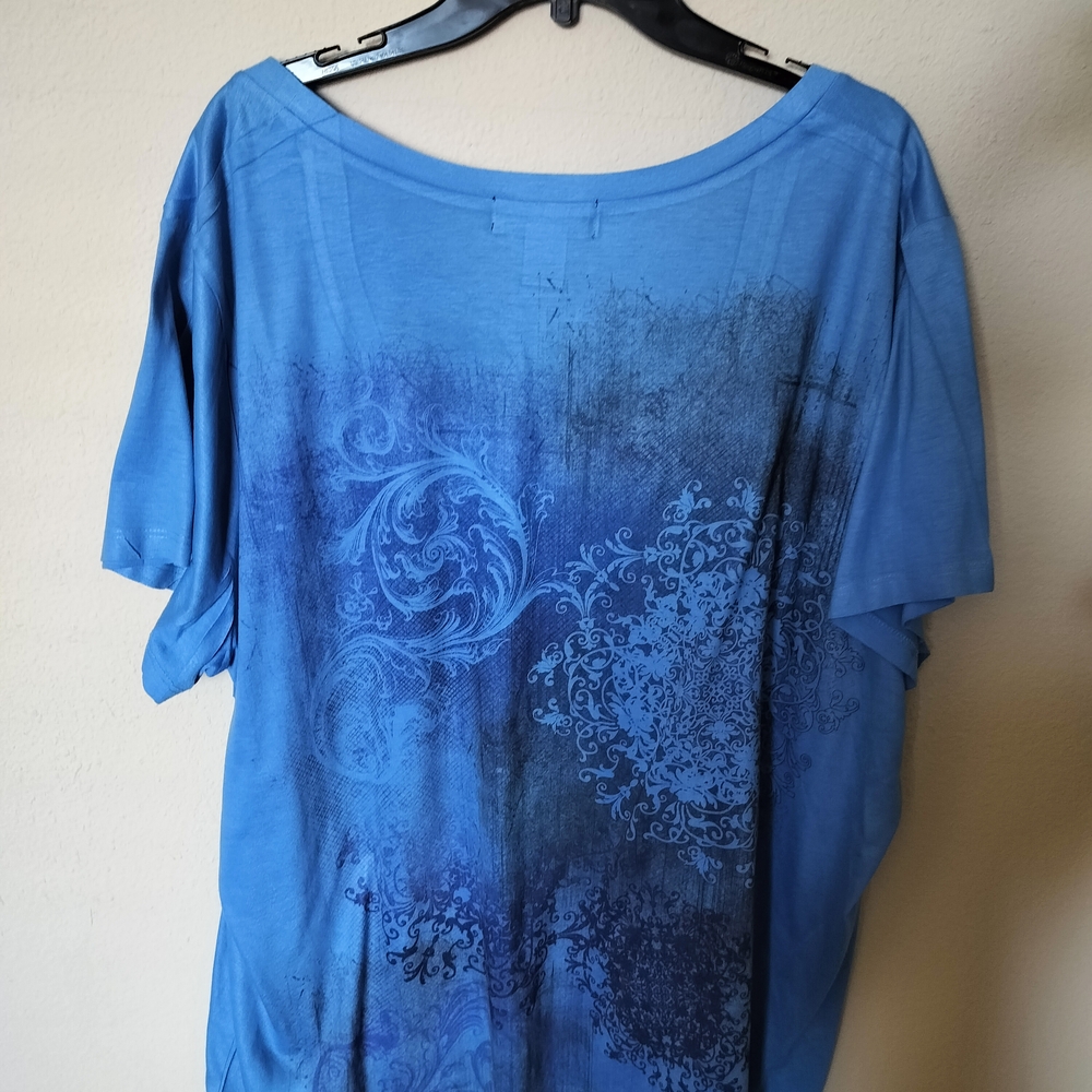 Sag Harbor Blue Graphic Short Sleeve T-Shirt - Picture 4 of 4